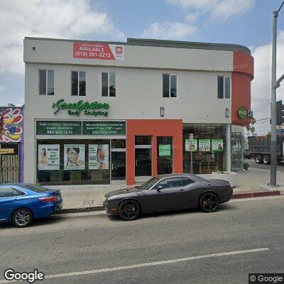 Thumbnail image of the front of a dentist office practice with the name Playhouse Dental which is located in Los Angeles, CA