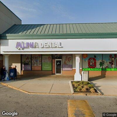 Thumbnail image of the front of a dentist office practice with the name Alpha Dental which is located in Columbus, OH